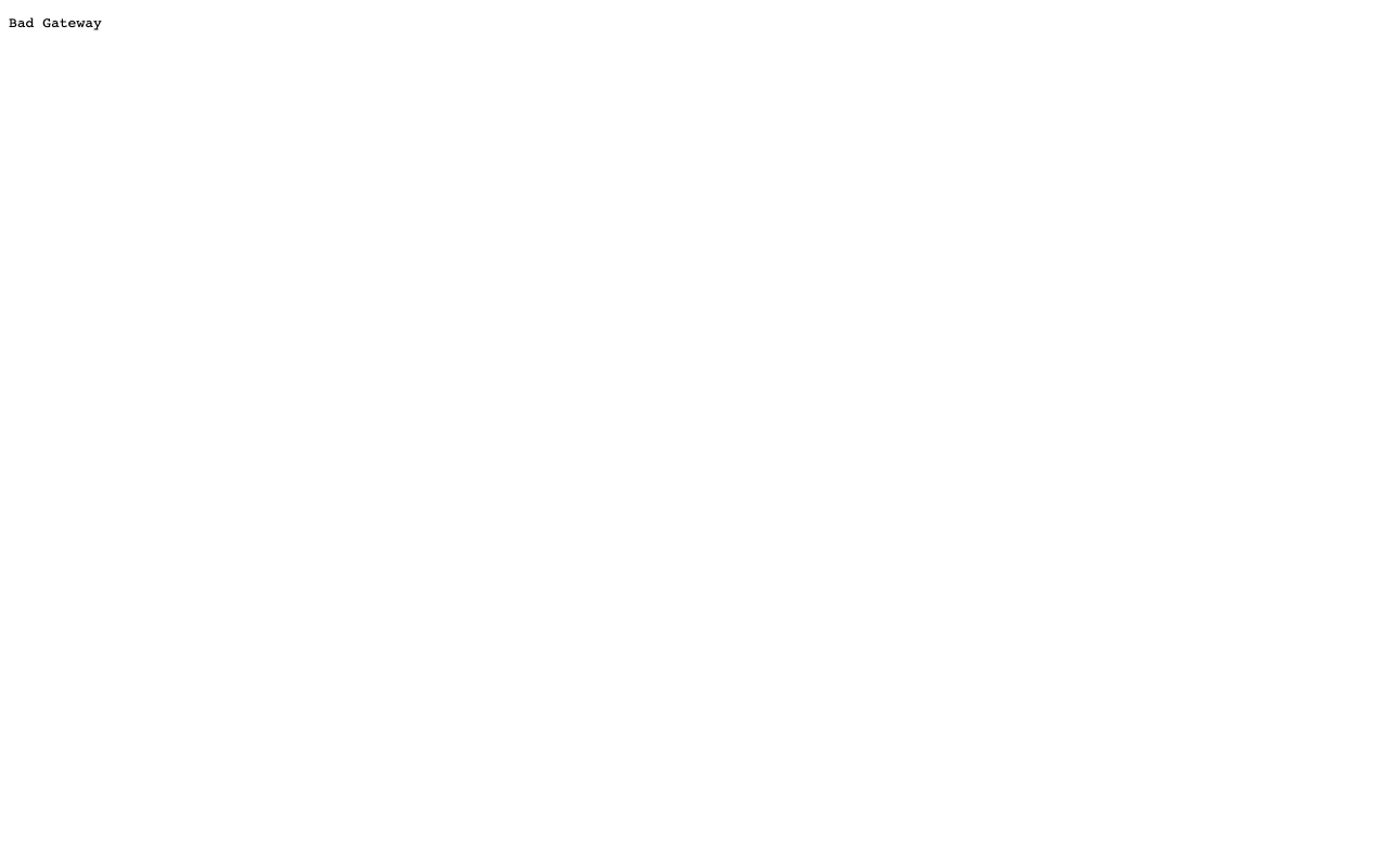 Tell Us homepage displaying Bad Gateway