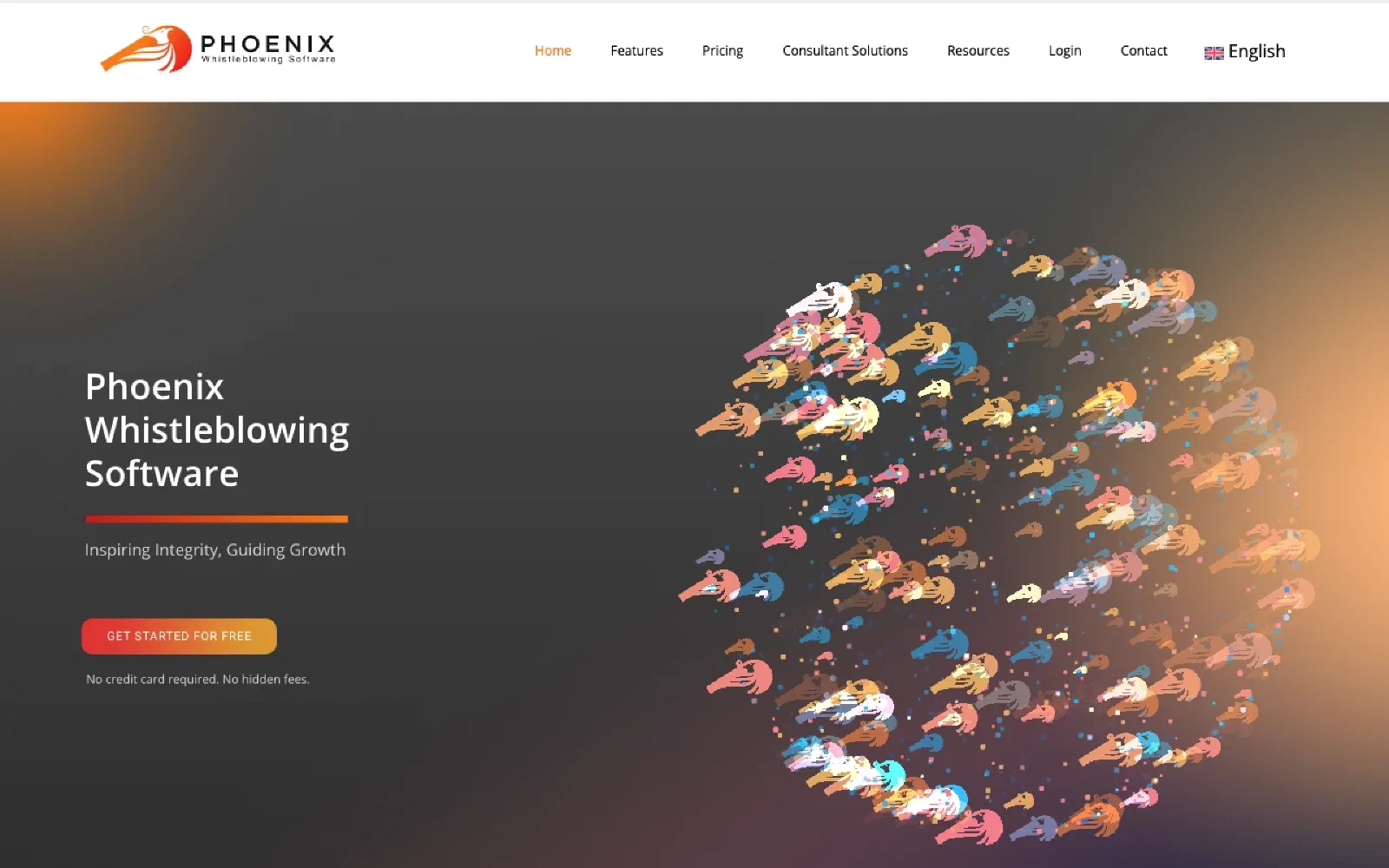 Phoenix homepage screenshot