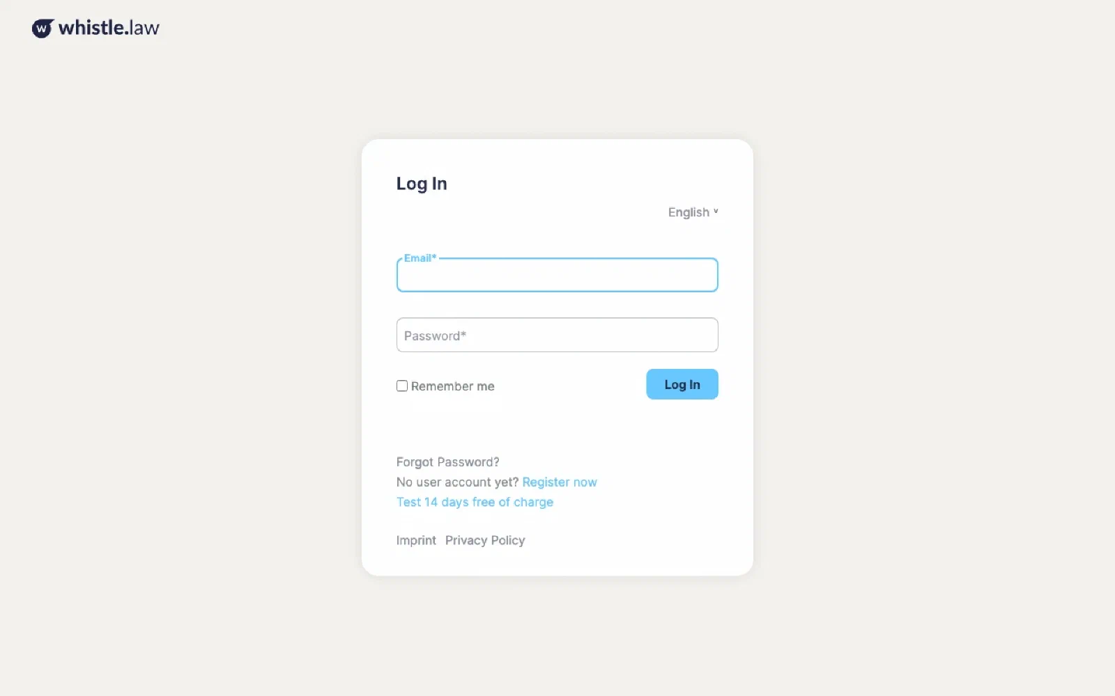 whistle.law homepage screenshot